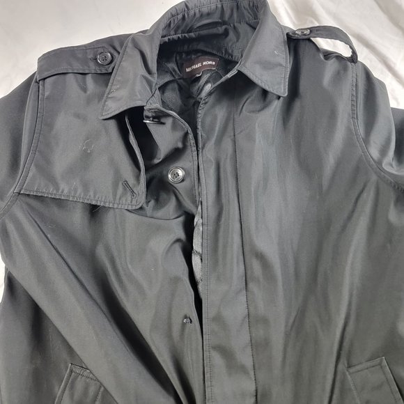 Michael Kors Mens Medium Black Coat Jacket Casual Outdoors Walking - Picture 13 of 16